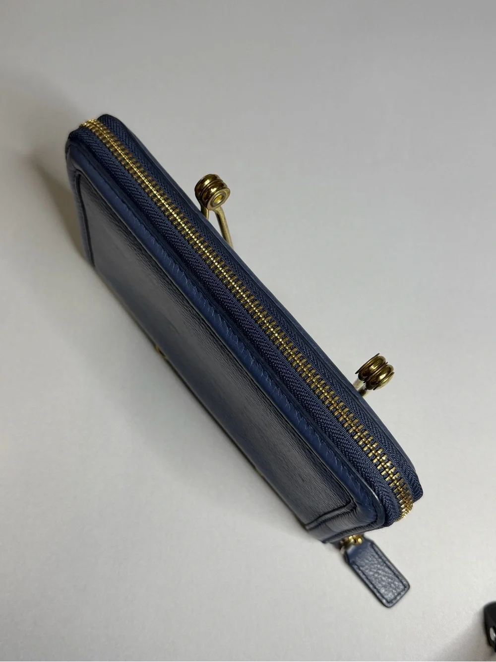 Tory Burch leather zip